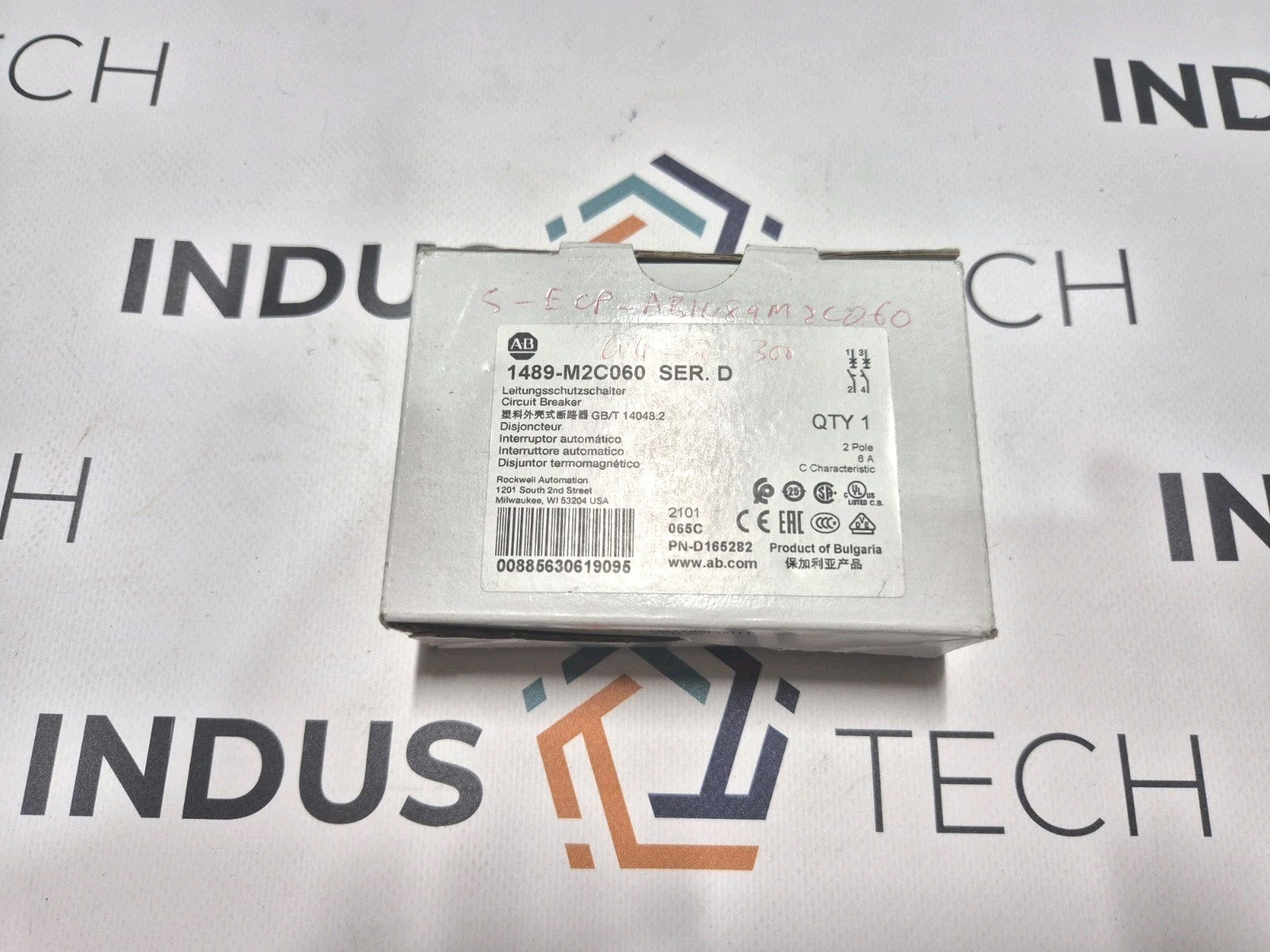 4 Pieces x Allen Bradley Circuit Breaker 1489–M2C060 Ser. D