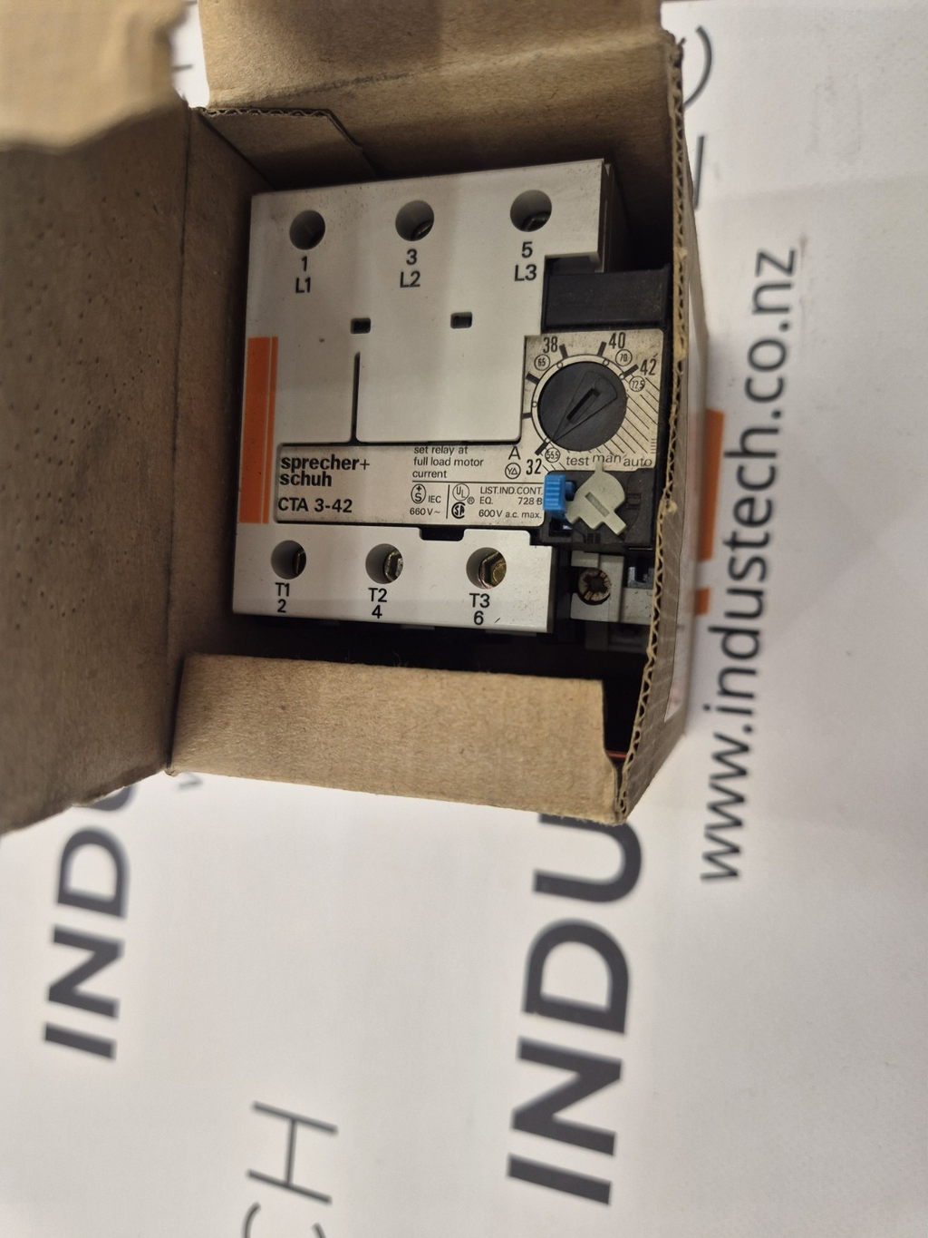 Sprecher + Schuh CT3-42 Overload Relay 32-42 A