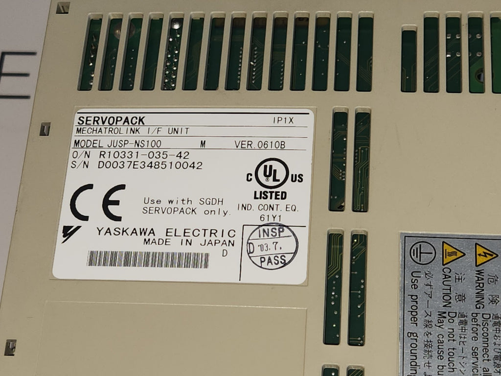 YASKAWA ELECTRIC SGDH-20DE-Y12 / SGDH20DEY12