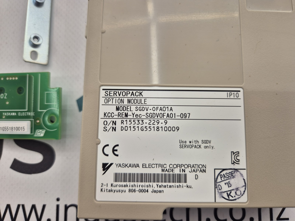 YASKAWA SGDV-0FA01A CONVERTOR