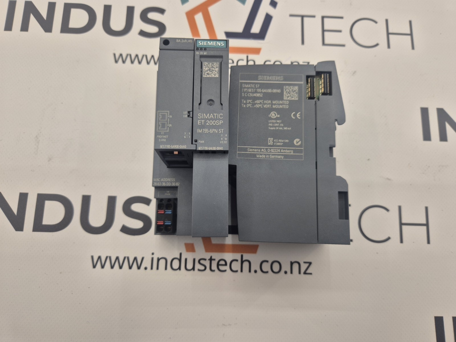 Siemens 6ES7155-6AU00-0BN0 Simatic ET 200SP Profinet Interface Module, 24VDC