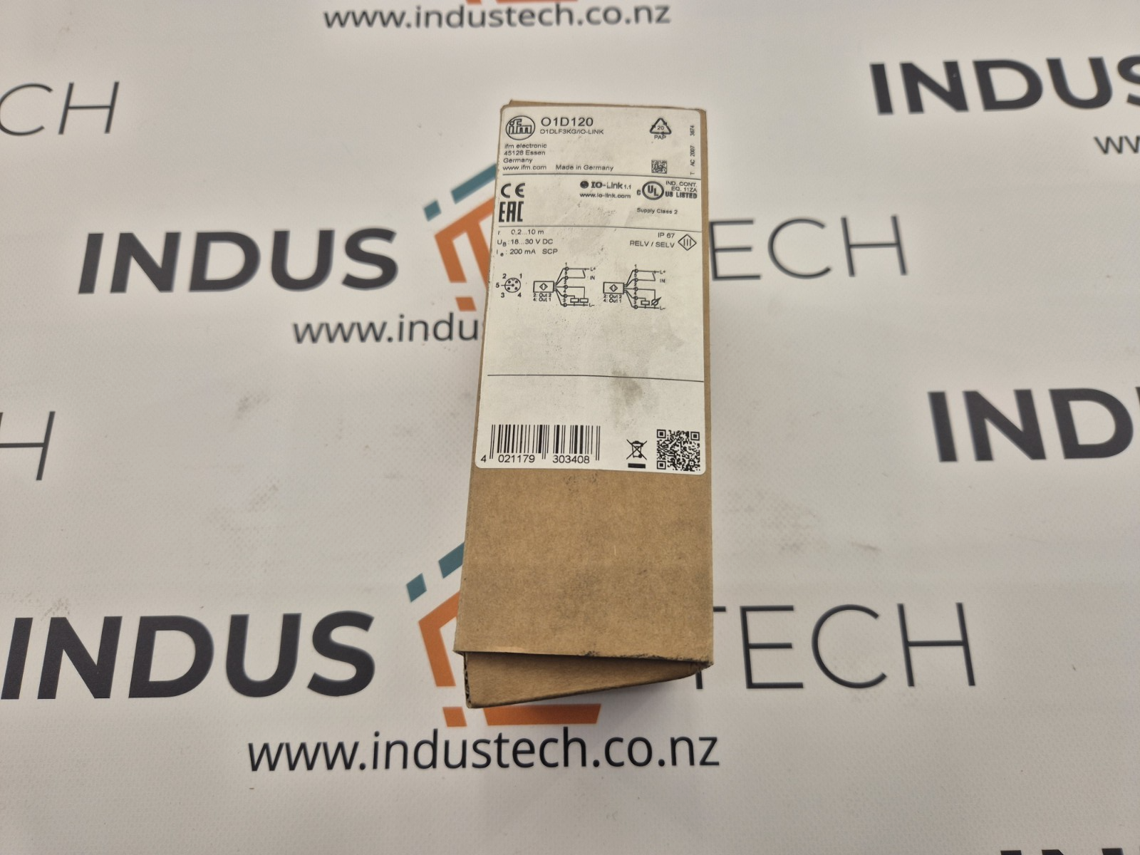 IFM O1D120 Laser Distance Sensor, O1DLF3KG/IO-LINK