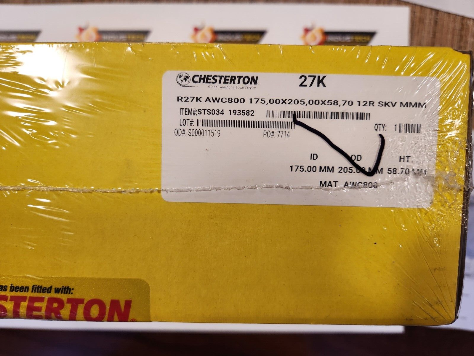 Chesterton 27K seal R27K AWC800 175x205x58,70 STS034 193582