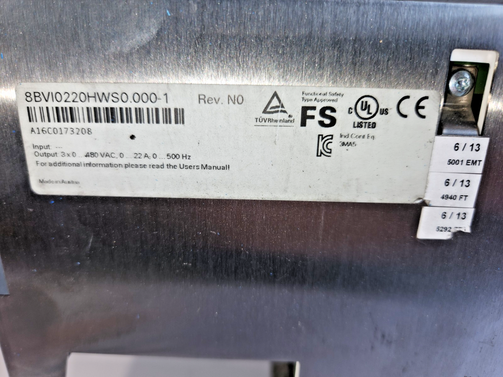 B&R Servo Drive ACOPOS multi i0220s 8BVi0220HWS0.000-1