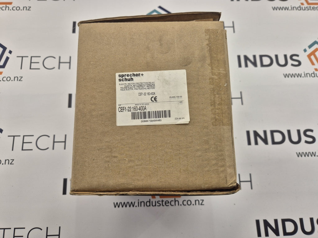 SPRECHER+SCHUH CEF 1-22 MOTOR PROTECTION RELAY CEF1-22 160-400A