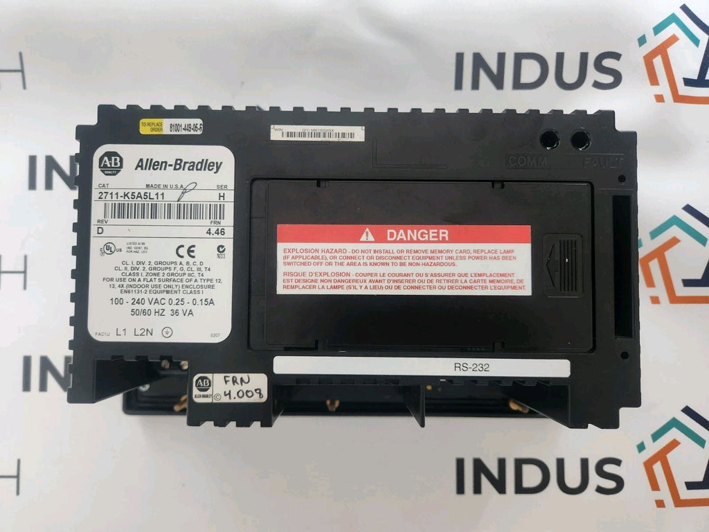 Allen-Bradley 2711-K5A5L11 Series H Operator Interface PanelView 550 100-240V