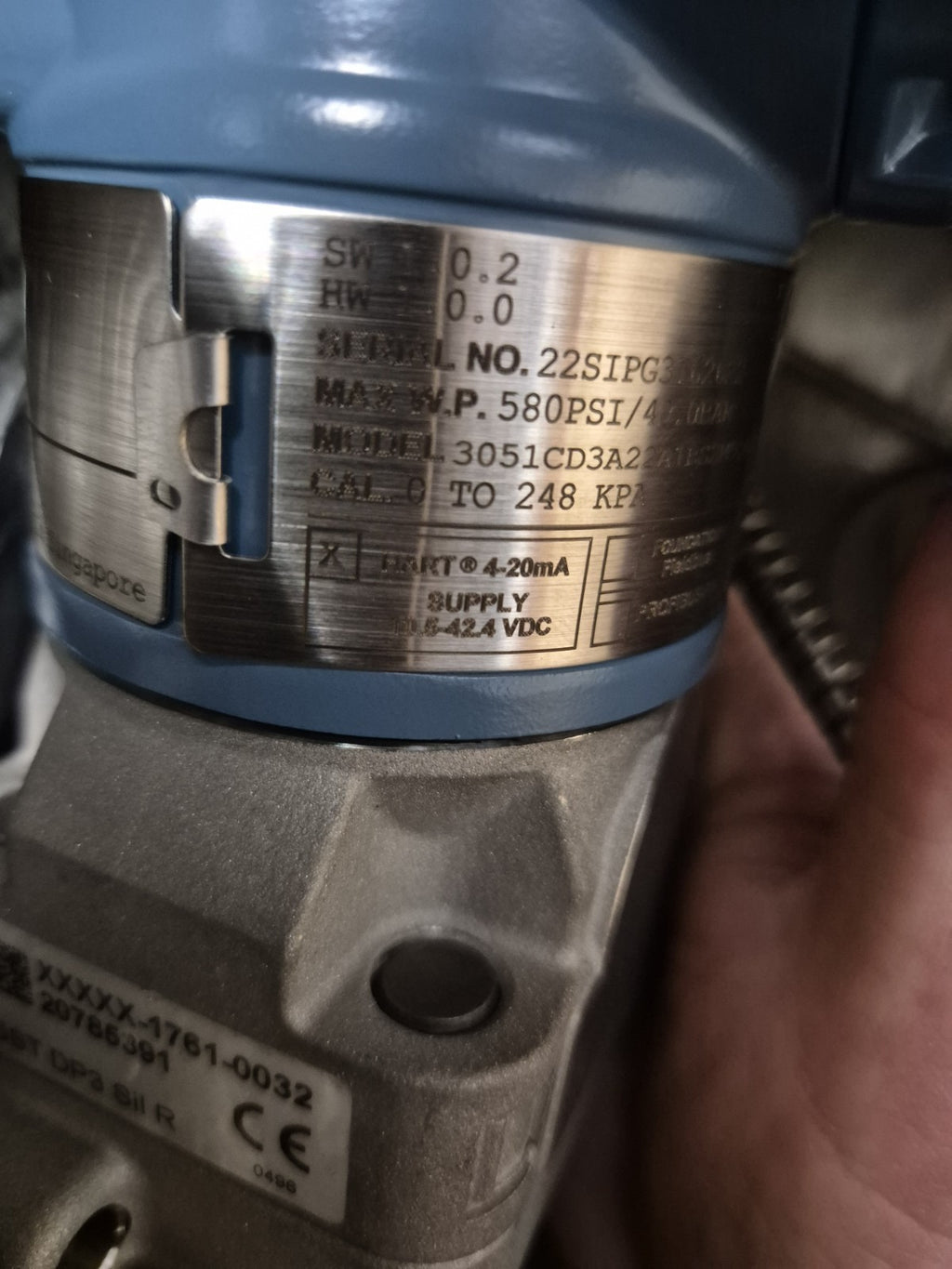 ROSEMOUNT 3051CD3A22A1BS2M5D4Q4 ROSEMOUNT 3051 PRESSURE TRANSMITTER