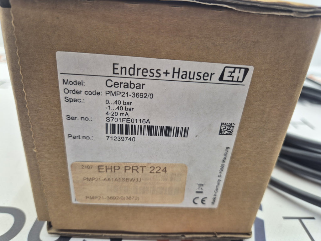 Endress + Hauser Cerabar PMP21-3692/0 Transmitter 71239740