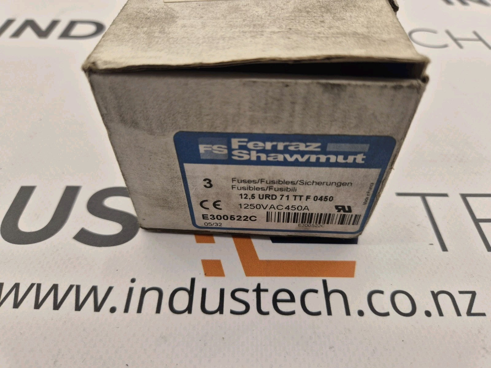 3 PIECES X FERRAZ SHAWMUT PROTISTOR Fuse PC71UD13C450TF E300522 1250V / 450A