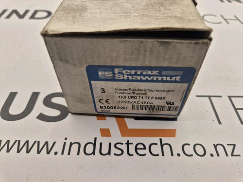 3 PIECES X FERRAZ SHAWMUT PROTISTOR Fuse PC71UD13C450TF E300522 1250V / 450A