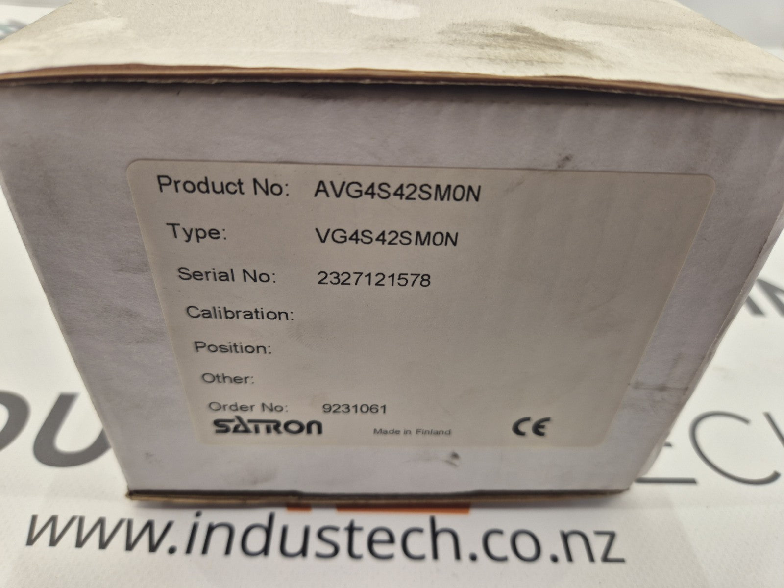 SATRON AVG4S42SM0N PRESSURE SENSOR