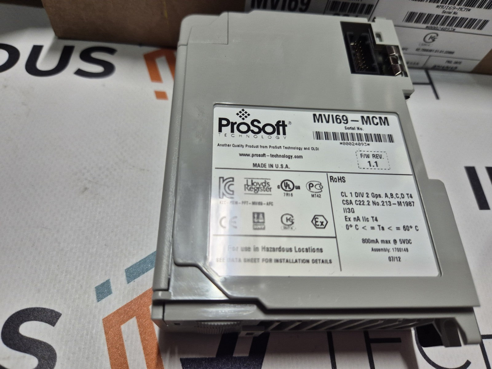 New Open Box ProSoft MVI69-MCM