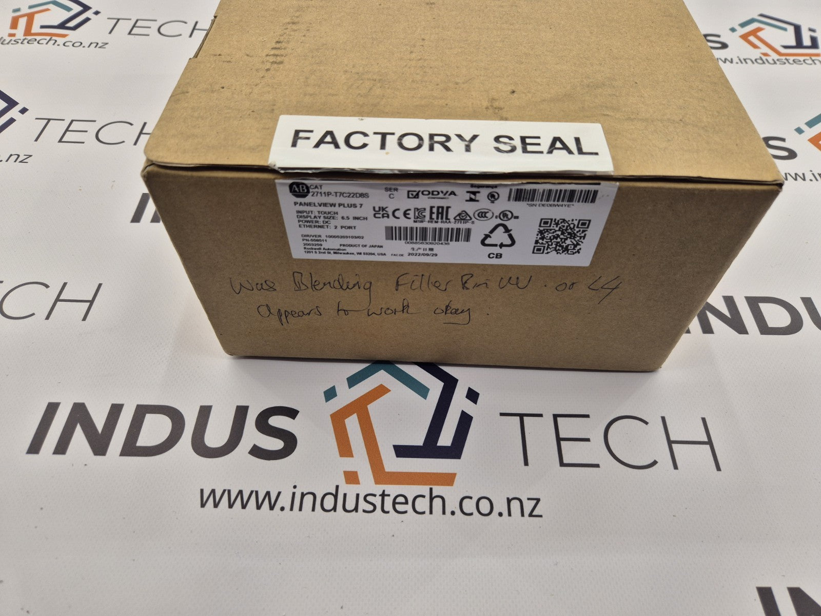 Allen-Bradley 2711P-T7C22D8S 6.5Inch PanelView Plus 7 Ser C