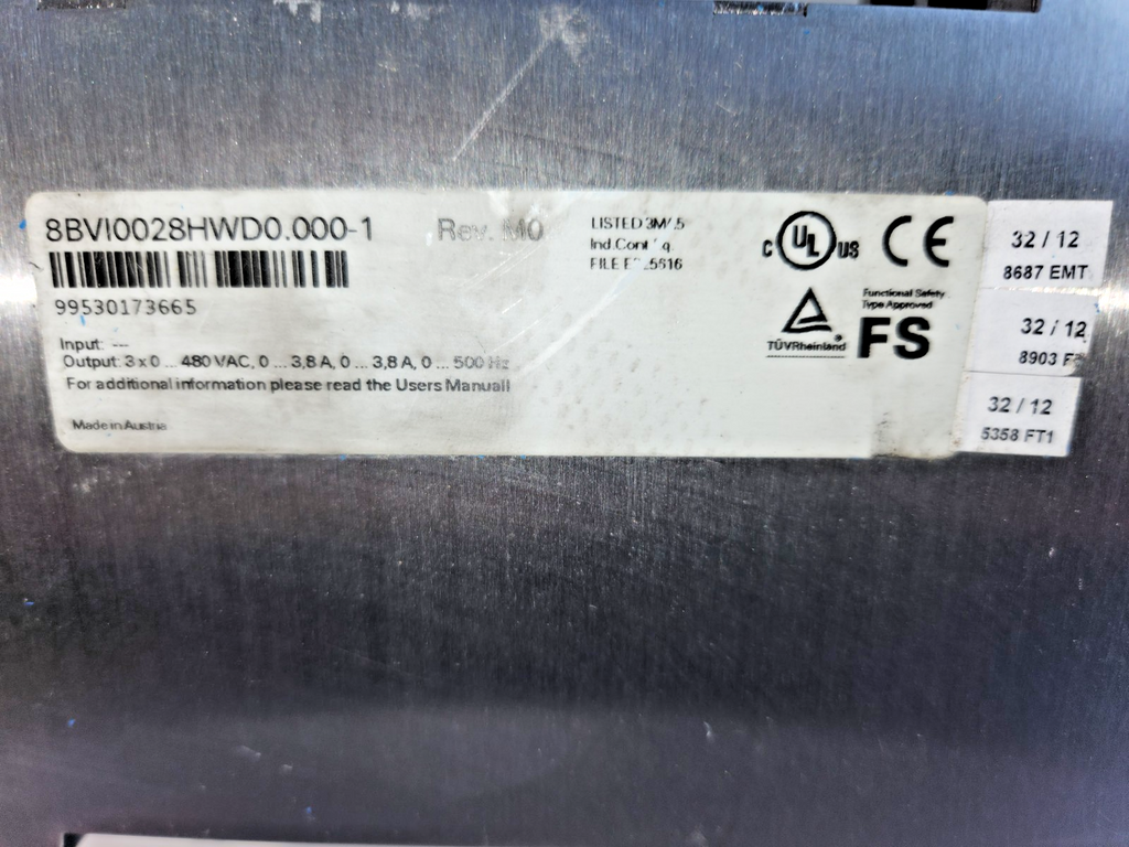 B&R 8BVI0028HWD0.000-1 ACOPOS multi I0028D