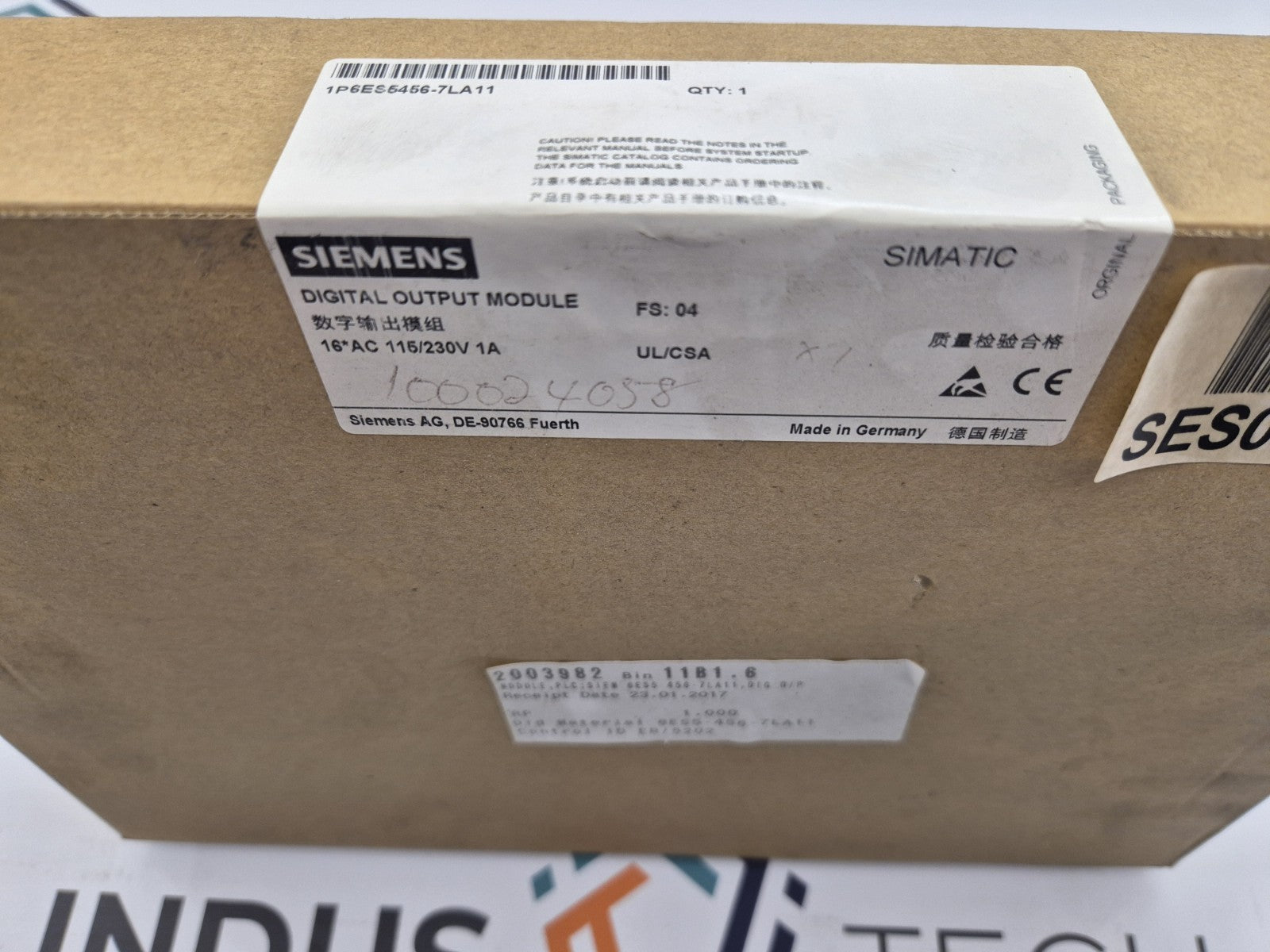 SIEMENS 6ES5456-7LA11 DIGITAL OUTPUT MODULE