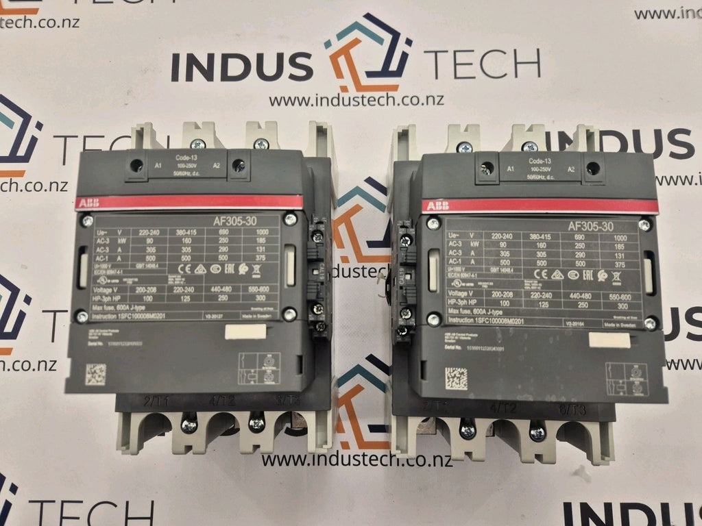 ABB CONTACTOR 3P 305A 600V AF305-30