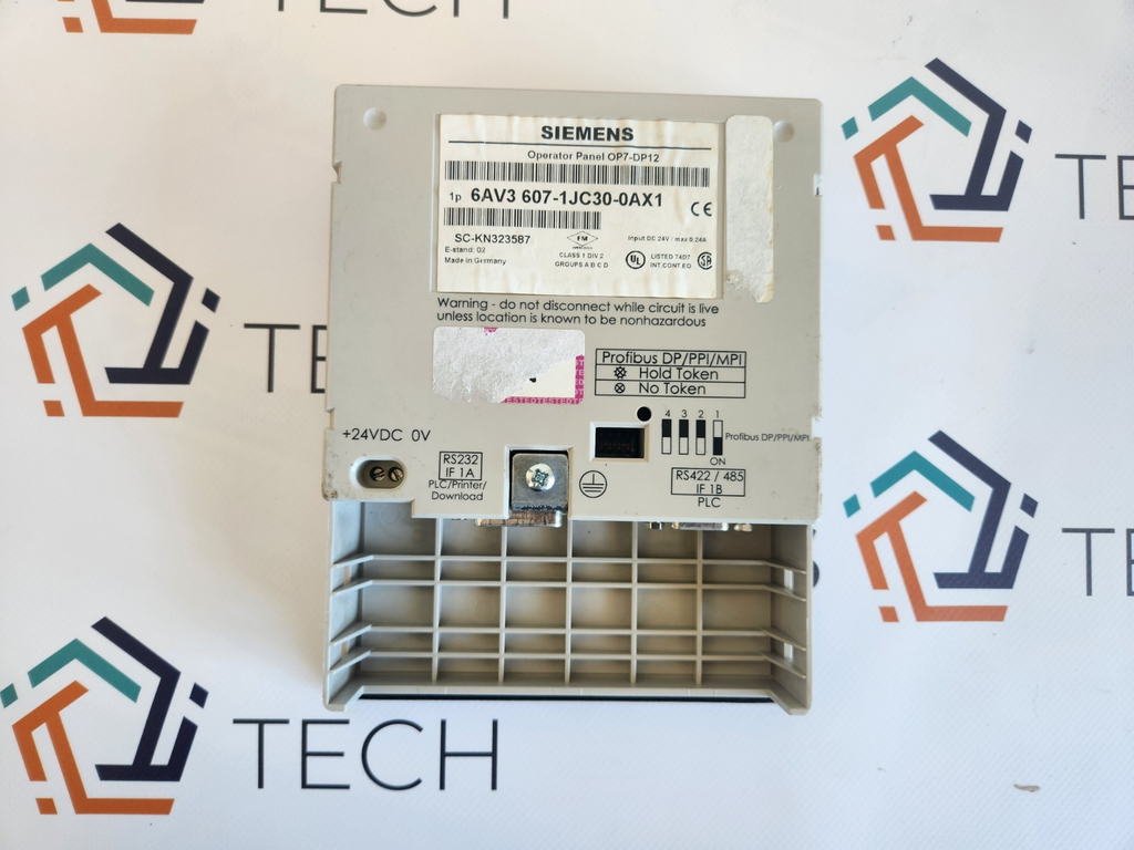 Siemens 6AV3 607-1JC30-0AX1  Operator Panel OP7