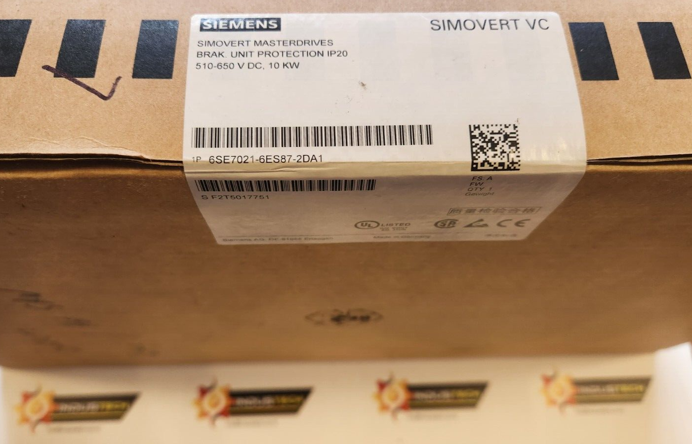 NEW SIEMENS 6SE7021-6ES87-2DA1 / 6SE70216ES872DA1 Factory sealed