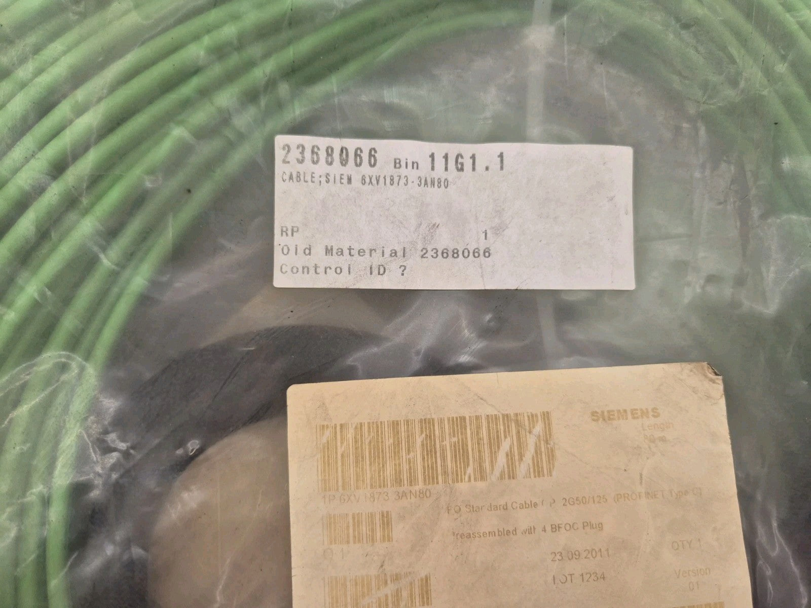 Siemens 6XV1873-3AN80 FO Standard Cable , 6XV 1873 3AN80 80 METER 50/125