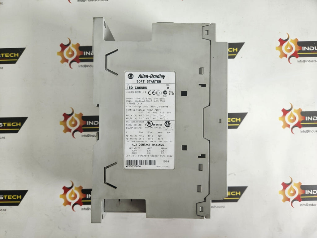 Allen Bradley 150-C85NBD SER B SMC Smart Motor Controller USED