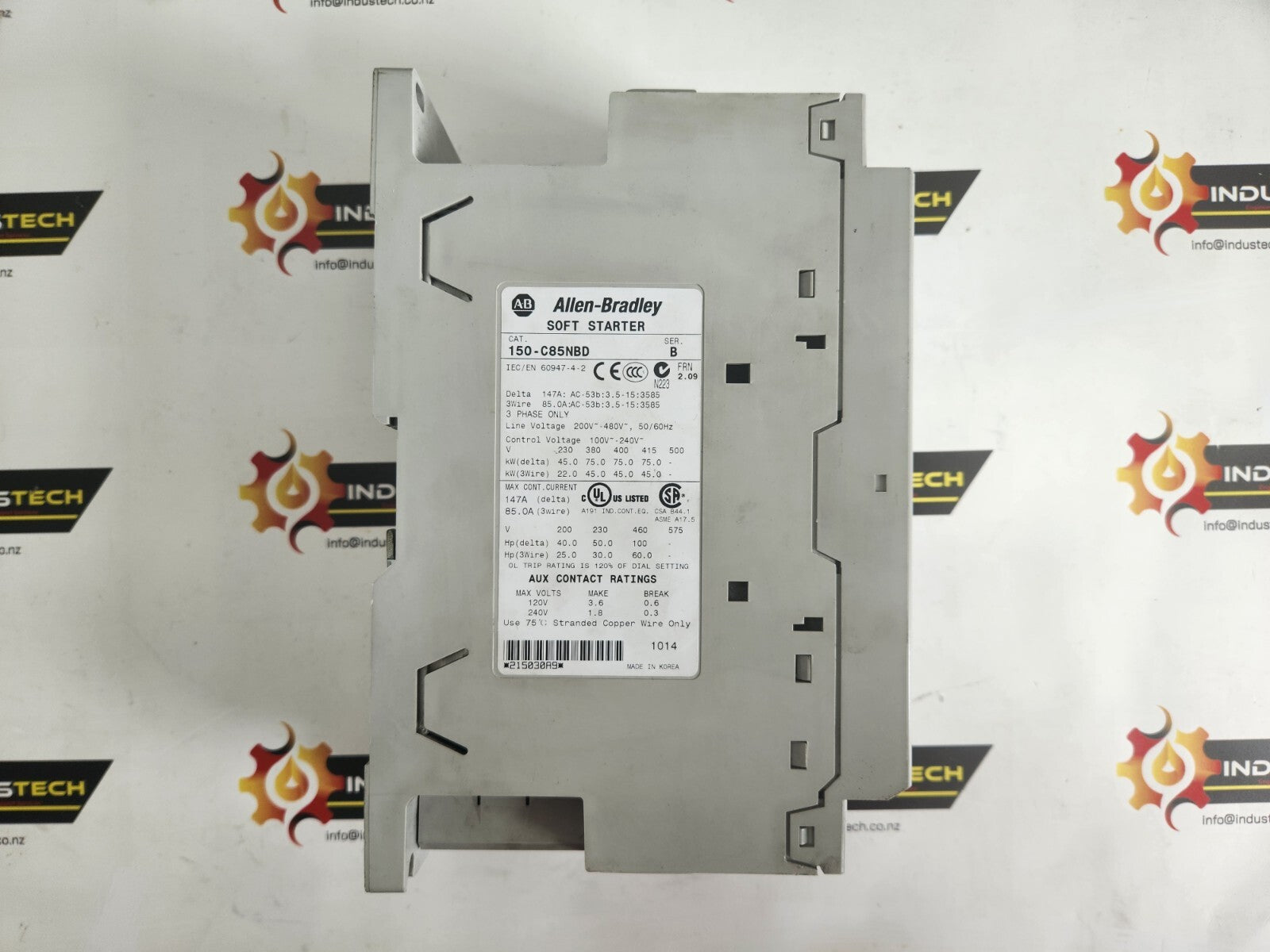 Allen Bradley 150-C85NBD SER B SMC Smart Motor Controller USED
