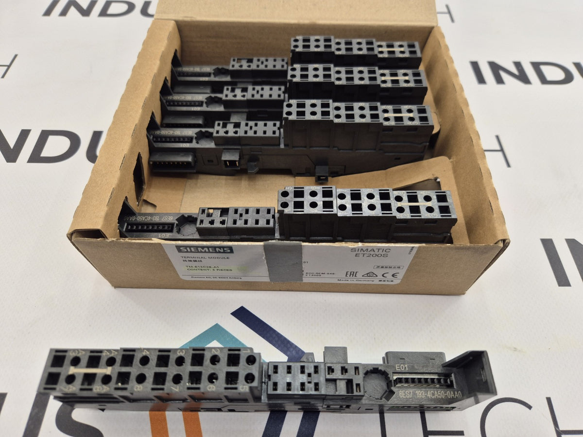 5 Pieces SIEMENS 6ES7 193-4CA50-0AA0,  TERMINAL MODULE