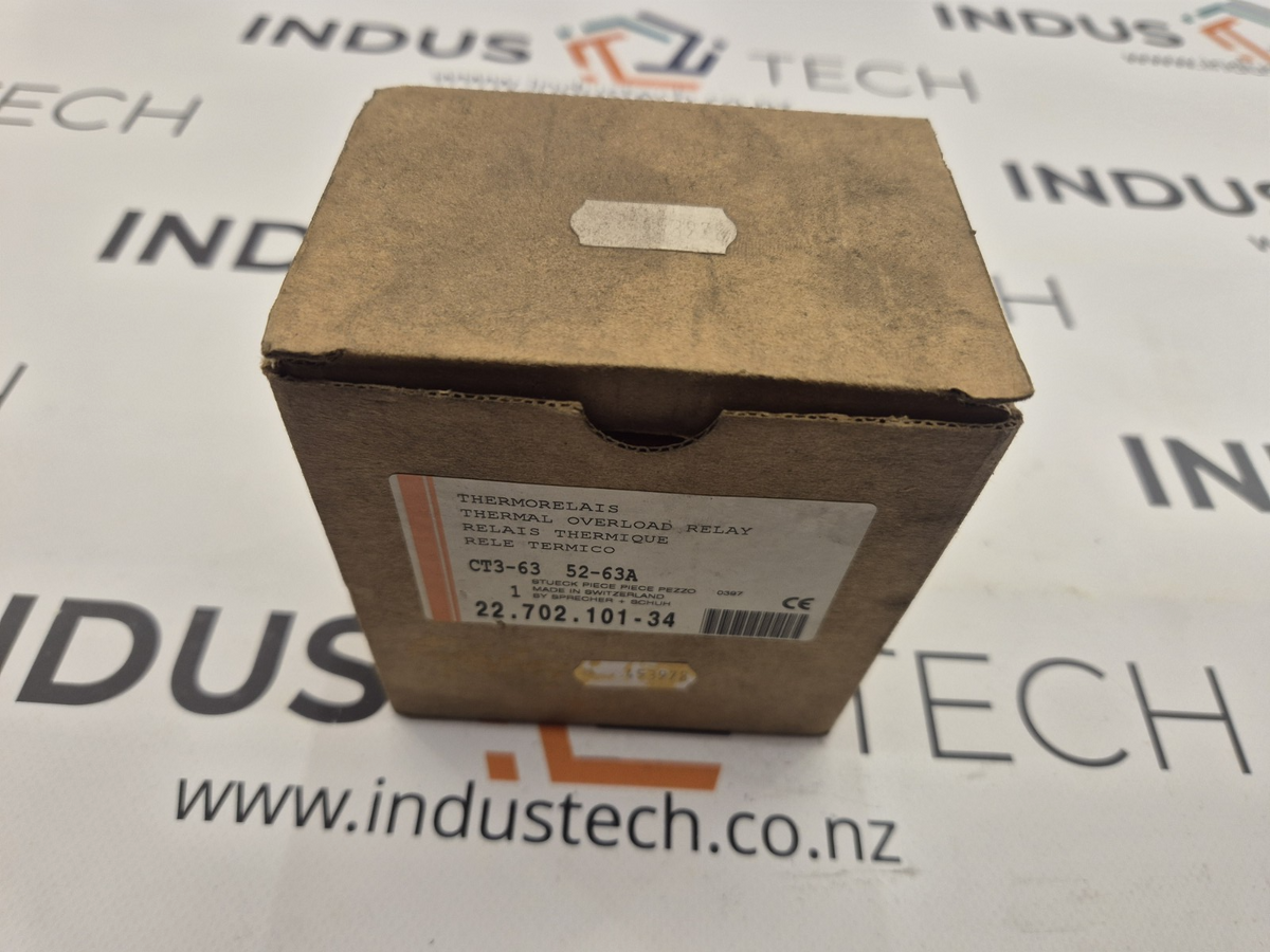 Sprecher Schuh CT3-63 OVERLOAD RELAY, 52-63 A,