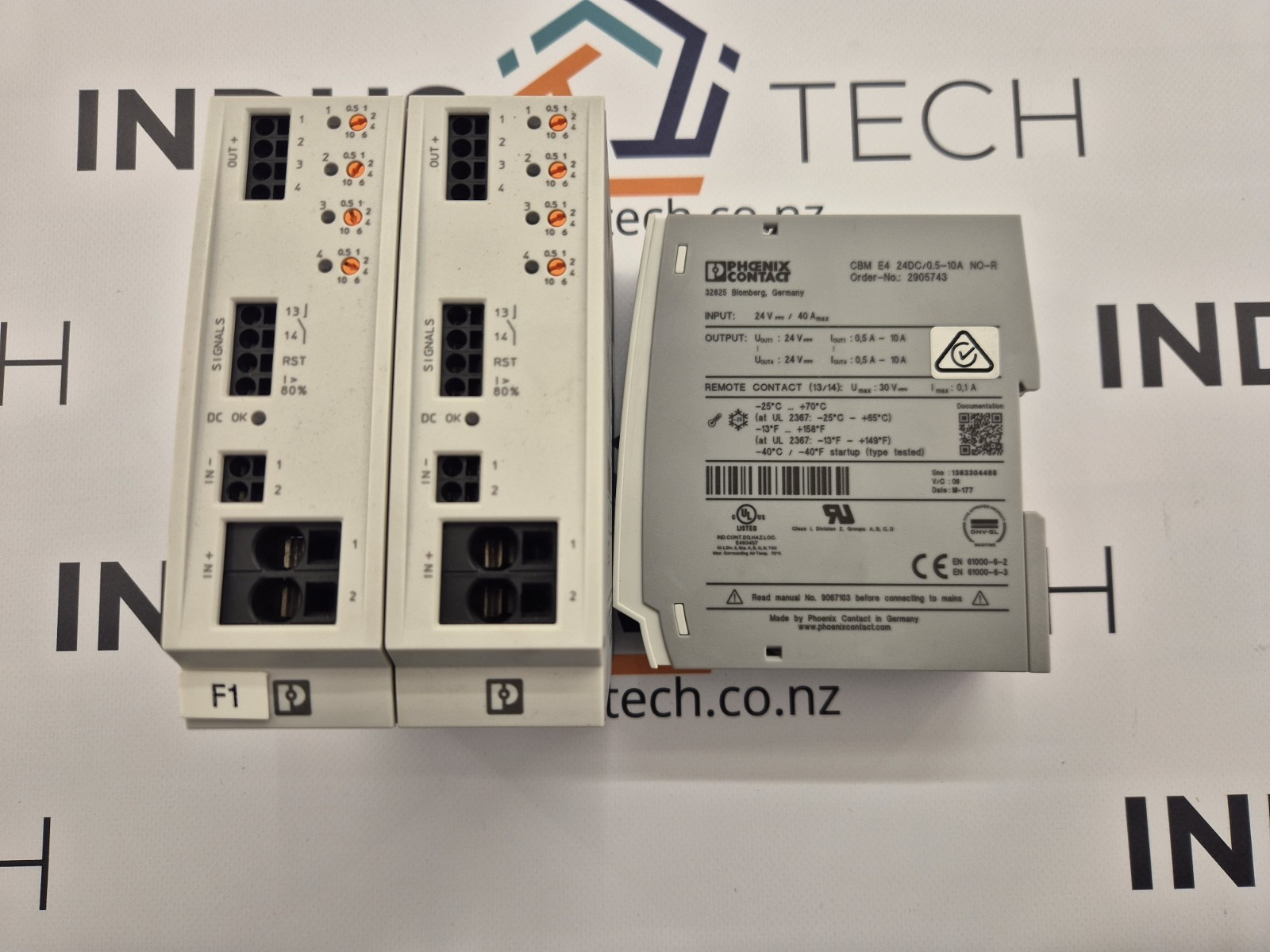 PHOENIX CONTACT CBM E4 24DC/0.5-10A NO-R Circuit Breaker