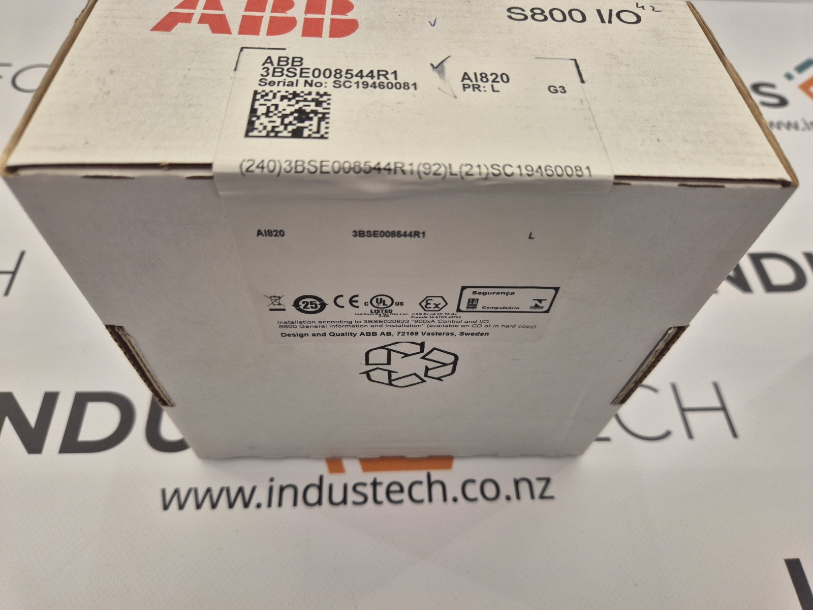ABB 3BSE008544R1 AI820 S800 I/O 4-CH ANALOG INPUT MODULE