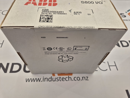 ABB 3BSE008544R1 AI820 S800 I/O 4-CH ANALOG INPUT MODULE