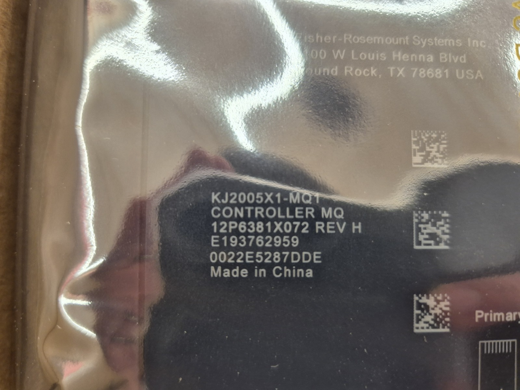 EMERSON DeltaV MQ Controller KJ2005X1-MQ1