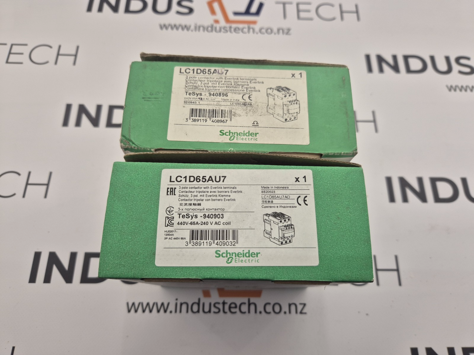 SCHNEIDER LC1D65AU7 CONTACTOR 240V COIL