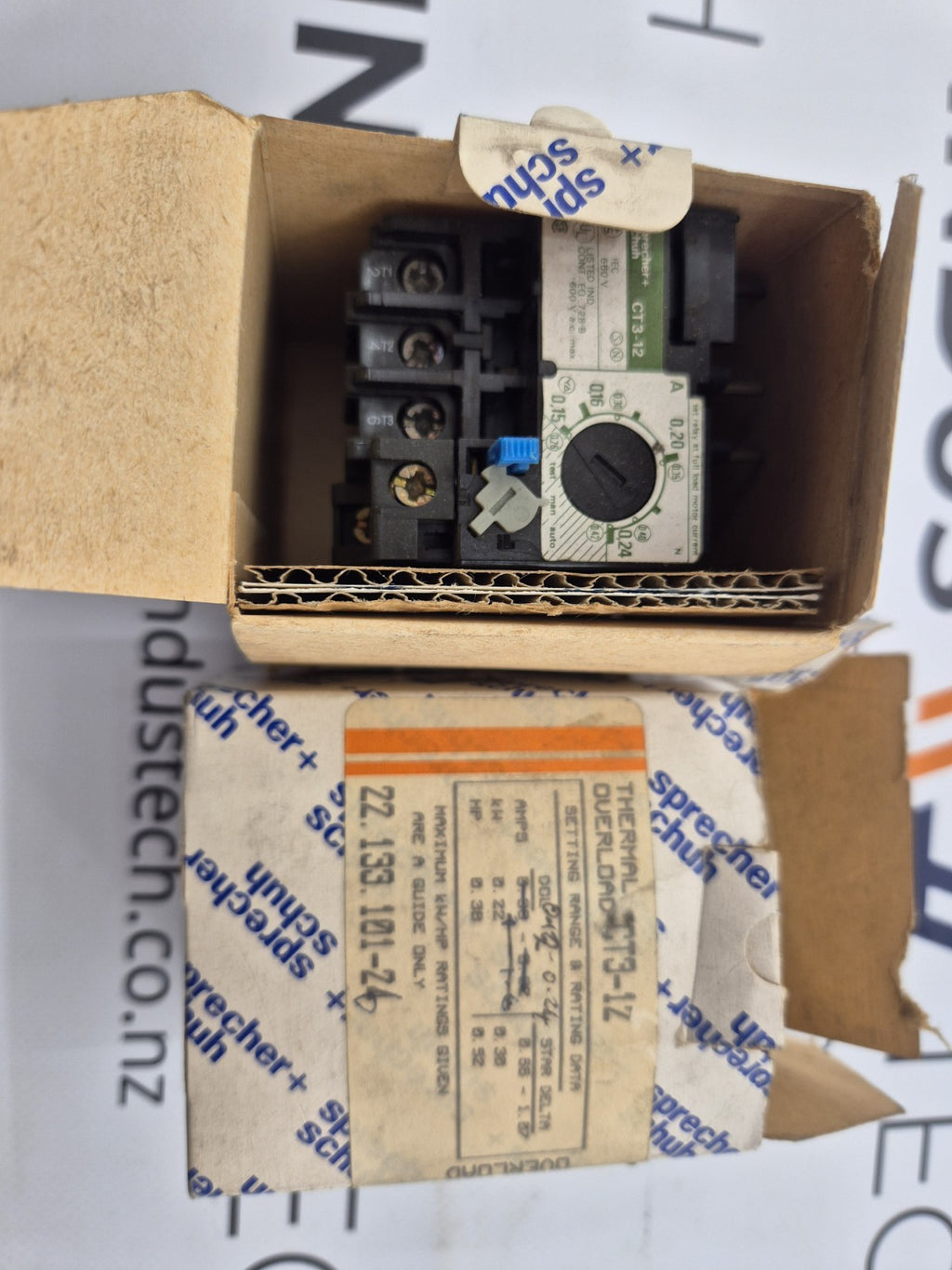 SPRECHER & SCHUH CT3-12-0.24 / CT312024 0.15A-0.25A Overload