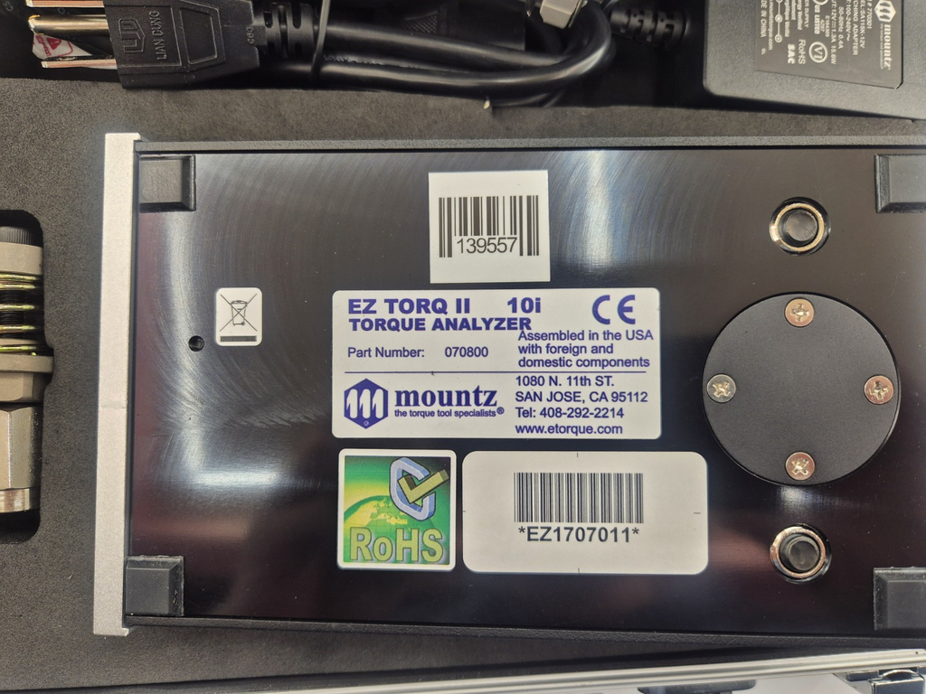 Mountz EZ Torq II 10i Torque Analyzer