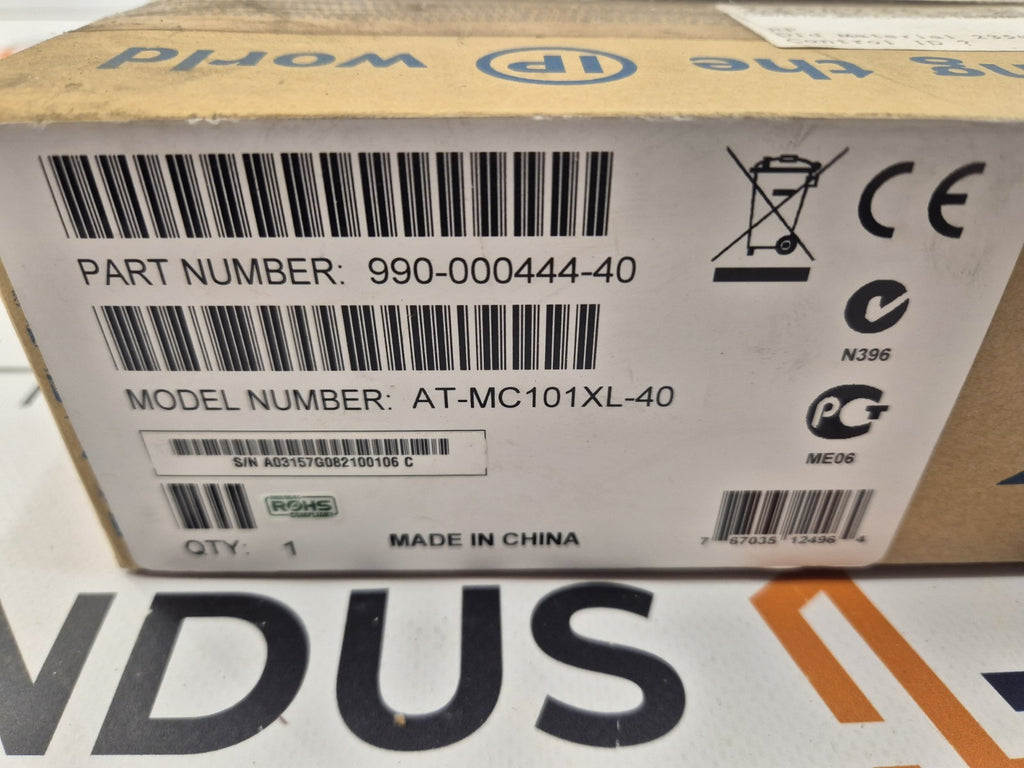 Allied Telesis AT-MC101XL-40  Media Converter New Sealed Box ATMC101XL40