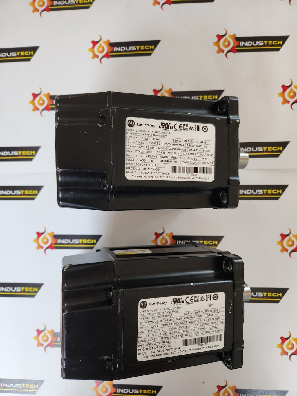 Allen Bradley VPL-B1152T-PJ12AA Low Inertia Servo Motor