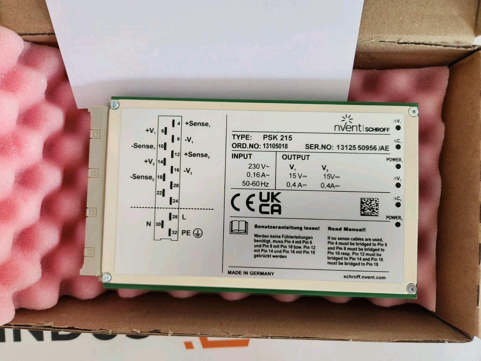 nVent Schroff PSK 124 6TE  - 13105004