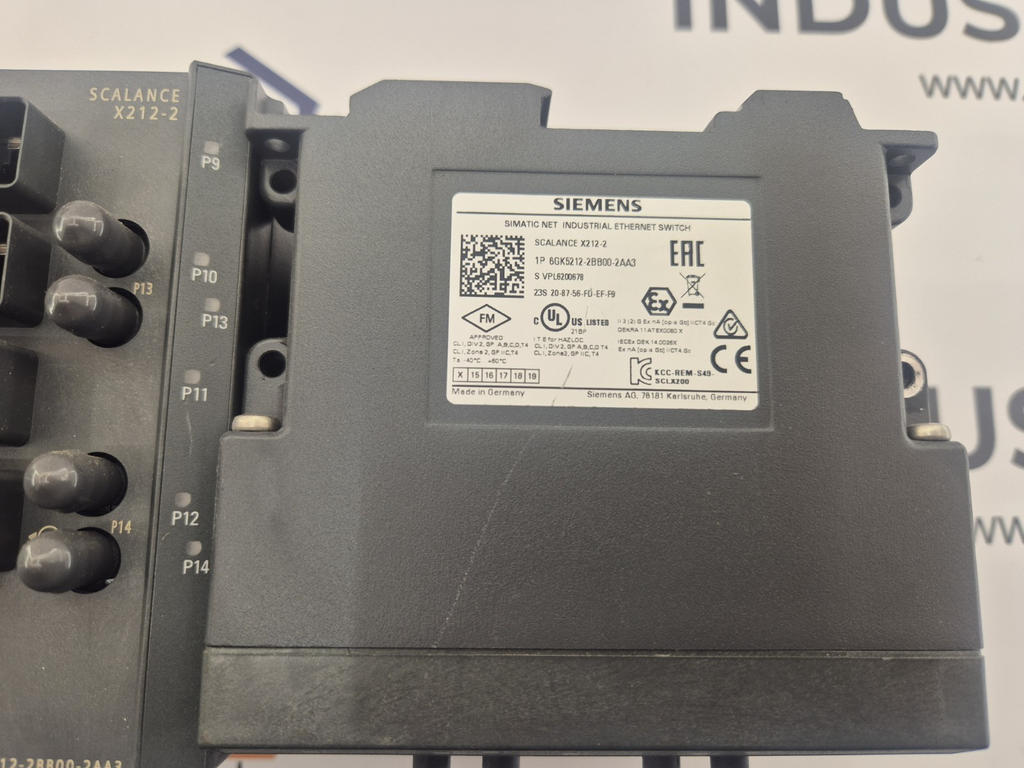Siemens 6GK5212-2BB00-2AA3 SCALANCE X212-2, managed IE switch, 12x