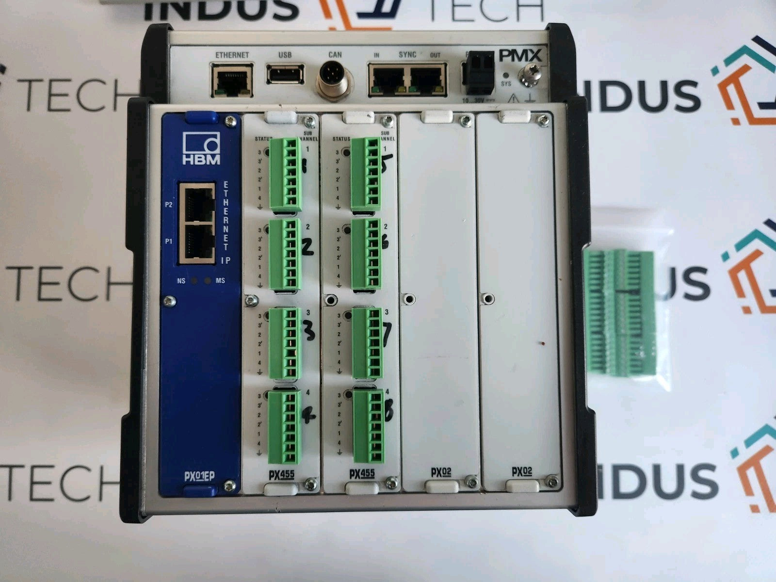 Hottinger Baldwin HBM PMX multi channel Data acquisition system PX01EP PX455