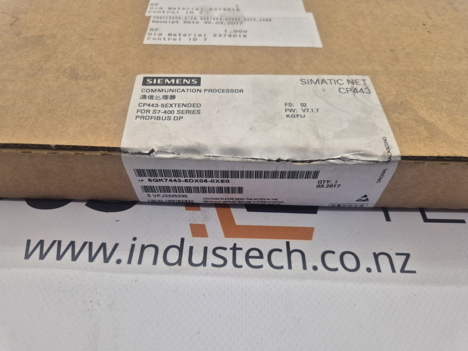 SIEMENS COMMUNICATIONS PROCESSOR 6GK7443-5DX05-0XE0