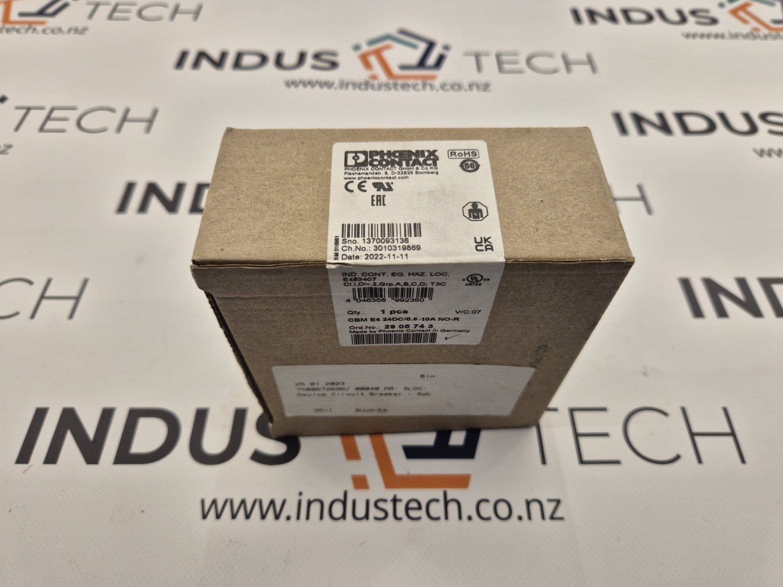 PHOENIX CONTACT CBM E4 24DC/0.5-10A NO-R Circuit Breaker