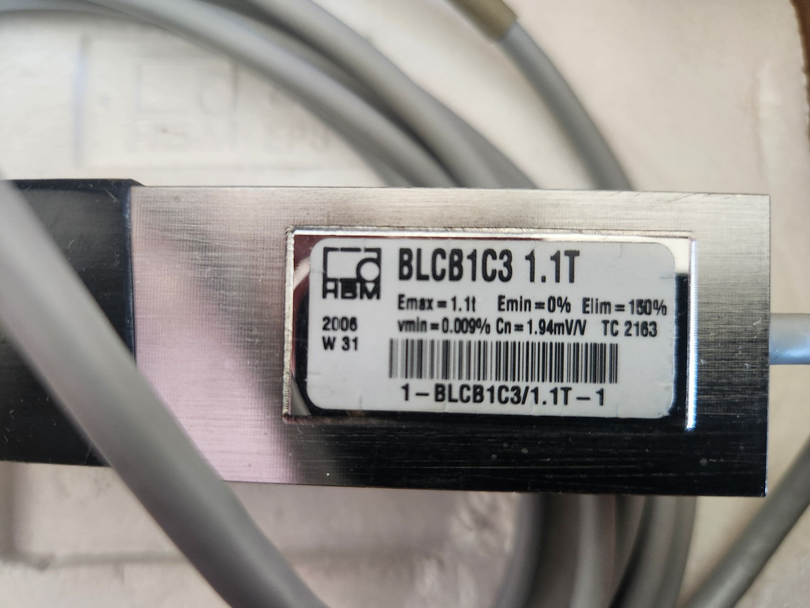 HBM BLCB1C3/1.1T Platform Scale Beam Load Cells