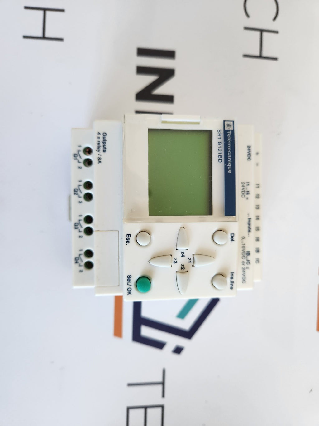 SCHNEIDER SR1 B121BD PROGRAMMABLE RELAY SR1B121BD